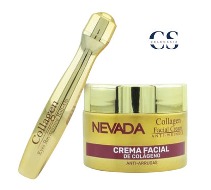 LINEA COLÁGENO NEVADA CREMA HIDRATANTE + TRATAMIENTO DE OJOS